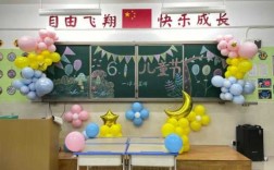六一教室布置气球简单（教室布置气球图片墙面）
